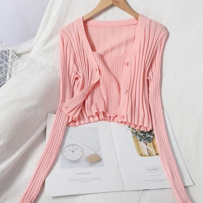 Tinah Knitted Co-Ords - Pink image