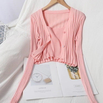 Tinah Knitted Co-Ords - Pink image