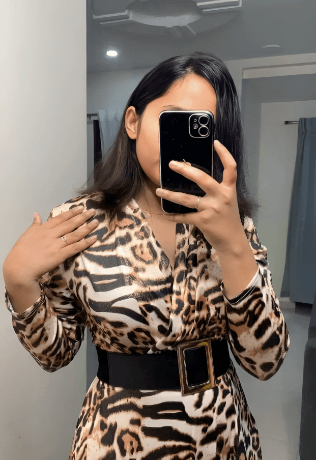 Naira Animal Print Dress image 3